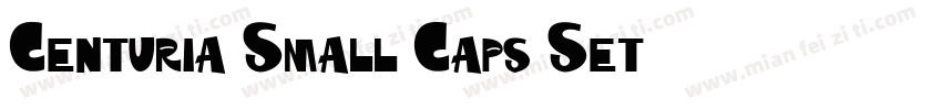 Centuria Small Caps Set字体转换